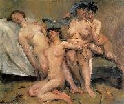 Lovis Corinth Frauengruppe oil painting